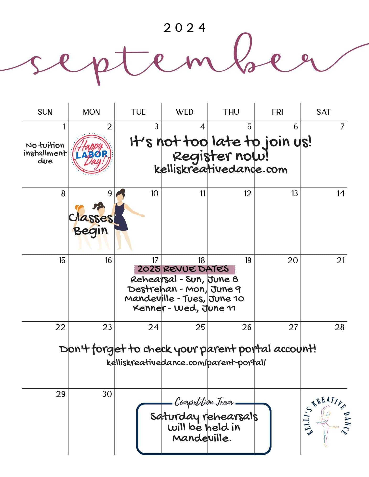 202409September-min 2024 September KKD calendar